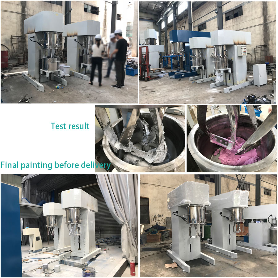 20180813 公司新聞 Customer does experiment in our factory during their planetary mixer is production-內(nèi)頁圖